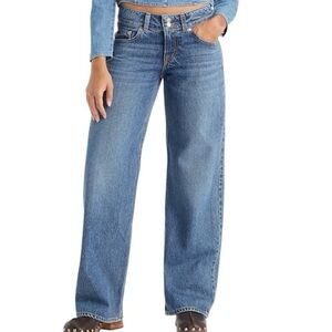 Levi's Superlow Low Rise Relaxed Fit Straight Leg Jeans